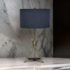 150220266991dc4817b7f.jpeg 31 Inch Modern Table Lamp, Black Drum Shade, Unique Gilt Base Bronze Metal