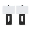 150220266991dca94343d.jpeg 27 Inch Table Lamp Set of 2, Black Rectangular Cutout Base, Fabric Shade