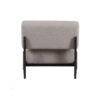 150220266991dd72eb547.jpeg Cid Joy 30 Inch Accent Chair, Low Profile, Light Gray Velvet, Wood Frame