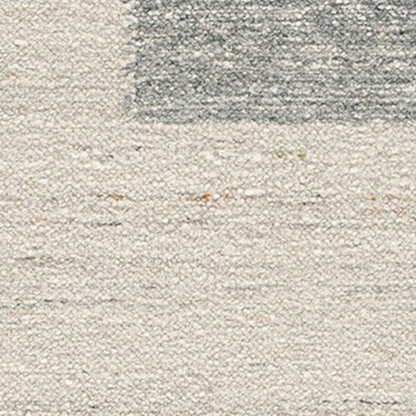 Rusy 5 x 7 Medium Area Rug, Handwoven Classic Stripes, Gray Polyester