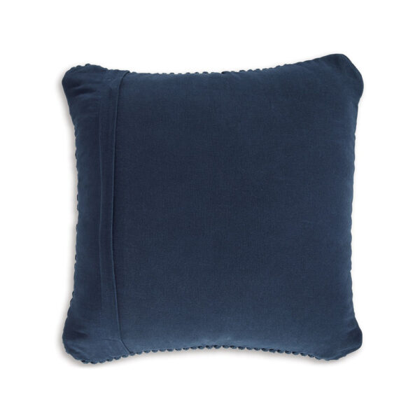 150220266991e28547c50.jpeg Ako Accent Pillow Set of 4, 20 Inch Square, Handwoven Navy Blue Cotton