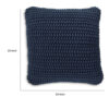 150220266991e288a4a6f.jpeg Ako Accent Pillow Set of 4, 20 Inch Square, Handwoven Navy Blue Cotton