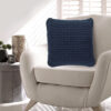 150220266991e28a45f45.jpeg Ako Accent Pillow Set of 4, 20 Inch Square, Handwoven Navy Blue Cotton