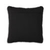 150220266991e28f93740.jpeg Accent Throw Pillow Set of 4, 20 Inch Square, Handwoven Black Cotton