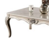 Roche Coffee Table, 53 Inch, Classical Cabriole Legs, Champagne Gold Wood