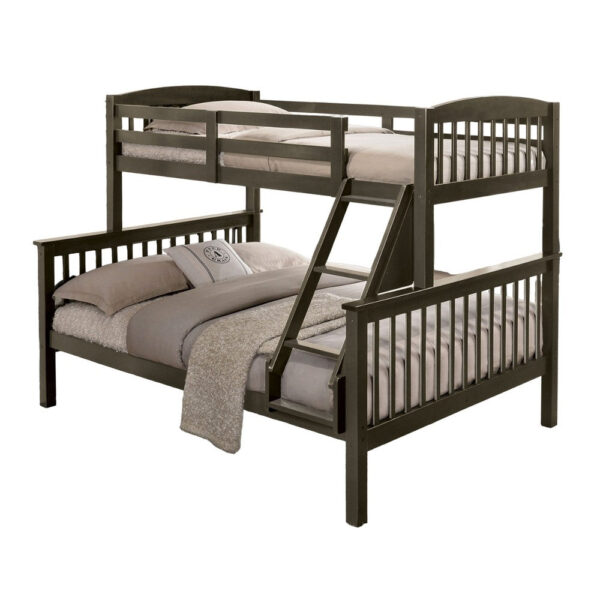 150220266991e3fb84f40.jpeg Bruke Twin/Full Size Bunk Bed with Ladder, Slatted Gray Solid Hardwood