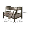 150220266991e40198f84.jpeg Bruke Twin/Full Size Bunk Bed with Ladder, Slatted Gray Solid Hardwood
