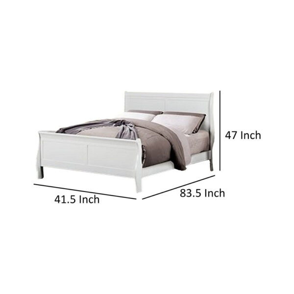 150220266991e4310440b.jpeg Ryla Twin Size Bed, Sleek Modern Panel Headboard Design, White Solid Wood