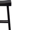 150220266991e5007644c.jpeg Bianca Counter Stool Set of 2, Saddle Seat, Farmhouses Black Solid Wood
