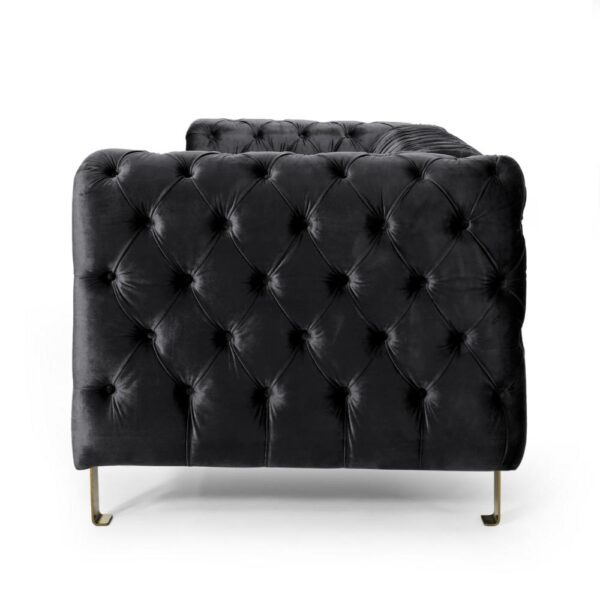 150220266991e59047f5c.jpeg Nua Sofa, Chesterfield Tufted Black Velvet, 84 Inch, Modern Gold Legs