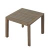 Liah Outdoor Patio Table Set, 2 Chair, Brown Acacia Wood, Gray Polyester