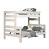 150220266991e6b5b3c8a.jpeg Damie Twin/Full Bunk Bed with Ladder, Brazilian Pine, White Solid Wood
