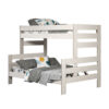 150220266991e6b7217ea.jpeg Damie Twin/Full Bunk Bed with Ladder, Brazilian Pine, White Solid Wood