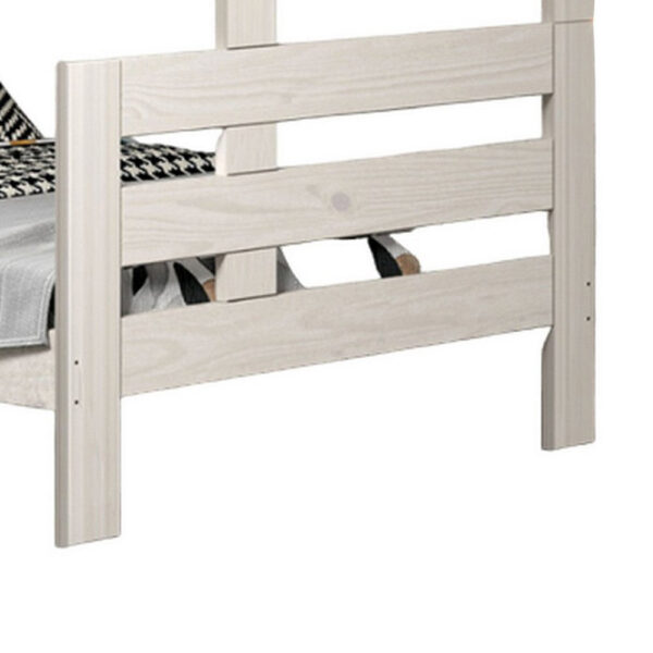 150220266991e6b8bcc04.jpeg Damie Twin/Full Bunk Bed with Ladder, Brazilian Pine, White Solid Wood
