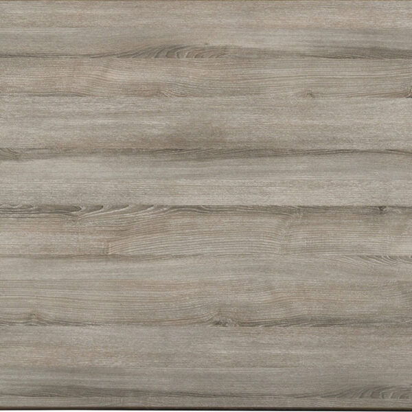 Kene 7pc Dining Table Set with 6 Padded Chairs, Solid Edge Band, Gray