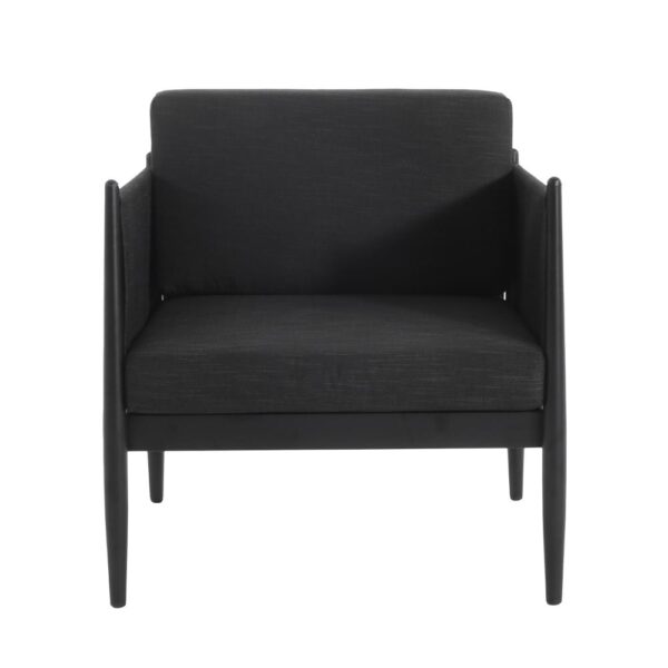 150220266991e7420e1a7.jpeg Jackie Outdoor Club Accent Chair, Black, Dark Gray Cushions, Aluminium