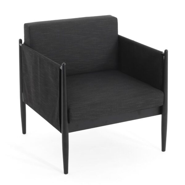 150220266991e743745f3.jpeg Jackie Outdoor Club Accent Chair, Black, Dark Gray Cushions, Aluminium