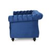 150220266991e7ee1b320.jpeg Bernie Loveseat 62 Inch Sofa, Nailhead Trim, Solid Wood, Blue Tufted Fabric