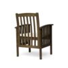 150220266991e8069a547.jpeg Gerry Dining Chair, Outdoor Traditional Slatted Gray Acacia Wood, Cream