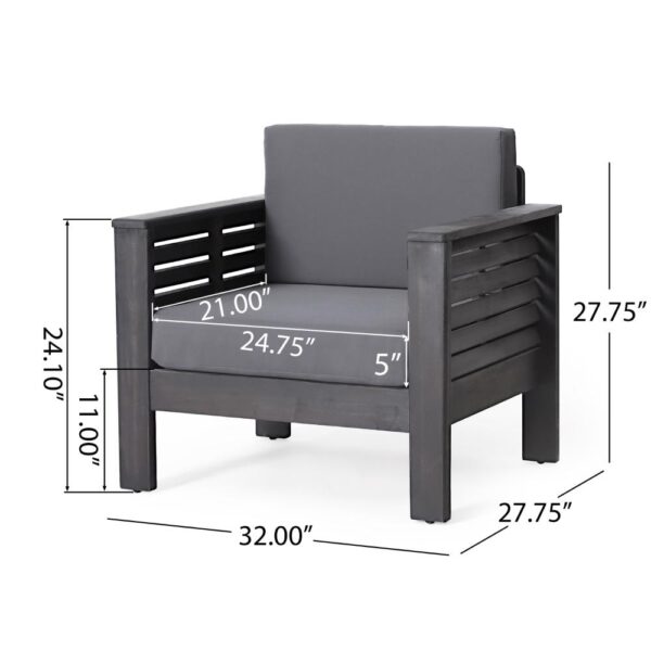 150220266991e83f692d8.jpeg Quim Outdoor Club Chair, Shutter Slat Panel, Gray Acacia Wood, Gray Fabric