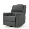 150220266991e892222e1.jpeg Zune Manual Glider Recliner Chair, Swivel Ergonomic Design, Charcoal Gray
