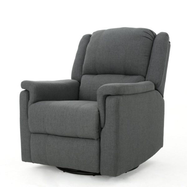 150220266991e892222e1.jpeg Zune Manual Glider Recliner Chair, Swivel Ergonomic Design, Charcoal Gray