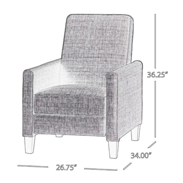 150220266991e8a25fb04.jpeg Zuca Pushback Recliner Club Chair, Black Wood, Orange Floral Faux Leather