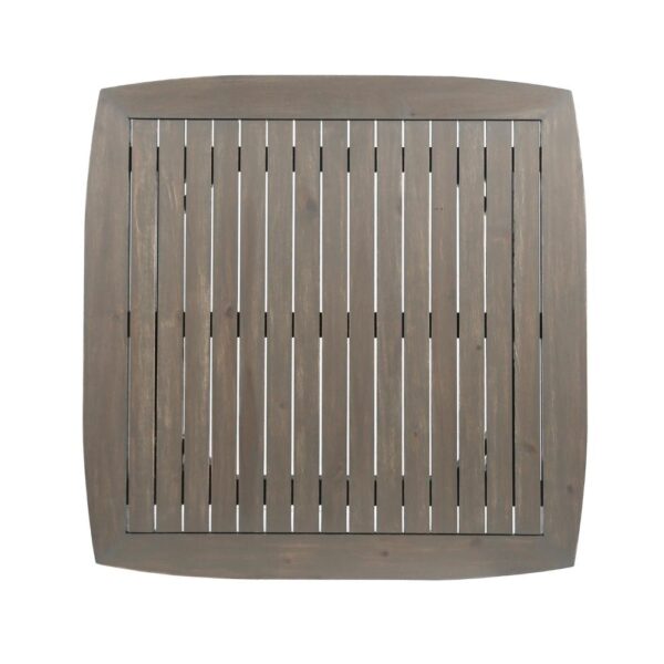 150220266991e8b4941ff.jpeg Lexy Outdoor Dining Chair, Square 36 Inch, Gray Acacia Wood, Tapered Legs
