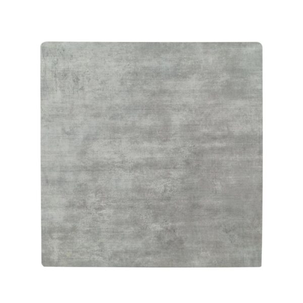 Ashi Bar Height Dining Table, 31 Inch, White Laminate, Black Wood Frame