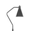 Sty 63 Inch Task Floor Lamp, Swivel Gray Shade, Angled Thin Metal Pole