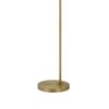 Ashy 68 Inch Task Floor Lamp, Gooseneck LED, White Shade Gold Arc Pole
