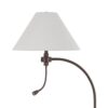 150220266991ea69179ea.jpeg Ashy 68 Inch Floor Lamp, Gooseneck LED, White Shade, Black Arc Pole