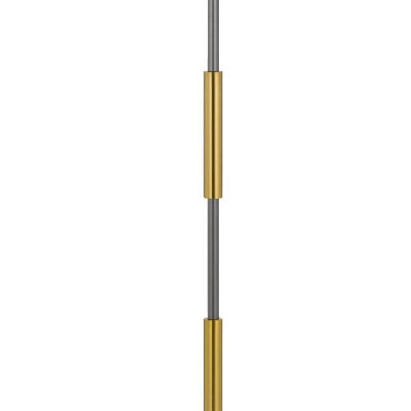150220266991ea7f2ae8e.jpeg Siu 60 Inch Floor Lamp, Gold Metal Pole w Finial Tip, Black Shade