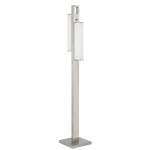 150220266991eb3265a3d.jpeg Mora Floor Lamp w Dimmer Switch, 2 Ports, Dual LED, Chrome 61 Inch