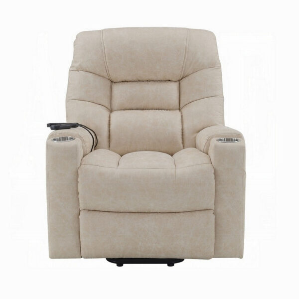 150220266991ecd57feb8.jpeg Aira Power Recliner Lift Chair with Heating Massage, Gray Faux Leather