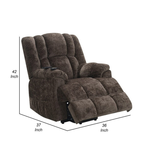 150220266991ed3ca6284.jpeg Cassy Power Recliner Chair with Lift, Heating, Massage, Brown Velvet