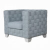 150220266991ed7f4b04f.jpeg Reah Accent Chair, Knitted Light Blue Chenille, White Composite Wood