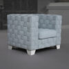 150220266991ed88b9e59.jpeg Reah Accent Chair, Knitted Light Blue Chenille, White Composite Wood