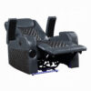 150220266991ee47ada4c.jpeg Liza Power Motion Recliner Chair, Bluetooth, Gray Black Faux Leather