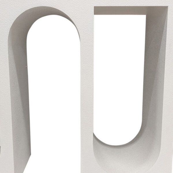 150220266991ee82e0cc5.jpeg Rectangular Console Table with Wavelike Base, 54 Inch White Wood