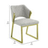 150220266991ef31c3f21.jpeg Side Dining Chair, Gold Stainless Steel, Gray Soft Teddy Sherpa