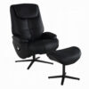 150220266991efc934336.jpeg Nita Swivel Accent Chair with Ottoman, Plush Black Top Grain Leather