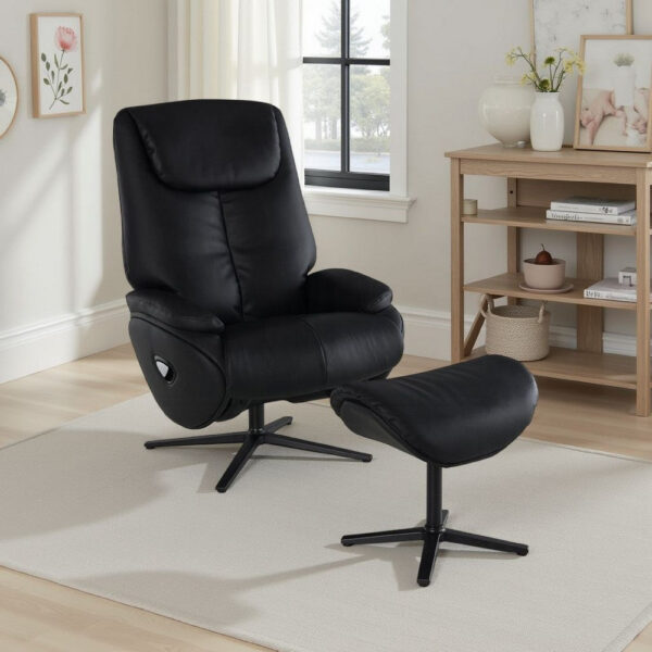 150220266991efd67f0ab.jpeg Nita Swivel Accent Chair with Ottoman, Plush Black Top Grain Leather