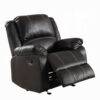 150220266991efda68d1b.jpeg Zuru Motion Manual Rocker Recliner Chair, Plush Black Faux Leather
