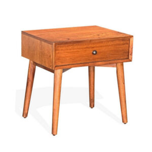 150220266991f11aad519.jpeg Amy Nightstand w Drawer, Metal Handle, 60 Inch Orange Brown