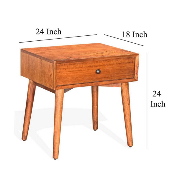 150220266991f12634b34.jpeg Amy Nightstand w Drawer, Metal Handle, 60 Inch Orange Brown