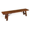 150220266991f187c6a42.jpeg Reggie Bench, 72 Inch Brown Mahogany Wood, Metal Turnbuckle Accents
