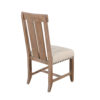 150220266991f1b1bf669.jpeg Anva Dining Chair Set of 2, Slat Back, White Fabric, Dark Brown Wood