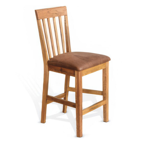 150220266991f30b4c27b.jpeg Marv Counter Height Chair Set of 2, Faux Leather, Light Brown, 24 Inch