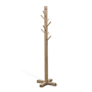 150220266991f63f5ae3b.jpeg Rena Coat, Hat Tree Stand, 8 Wood Stems, 72 Inch Light Brown Mahogany